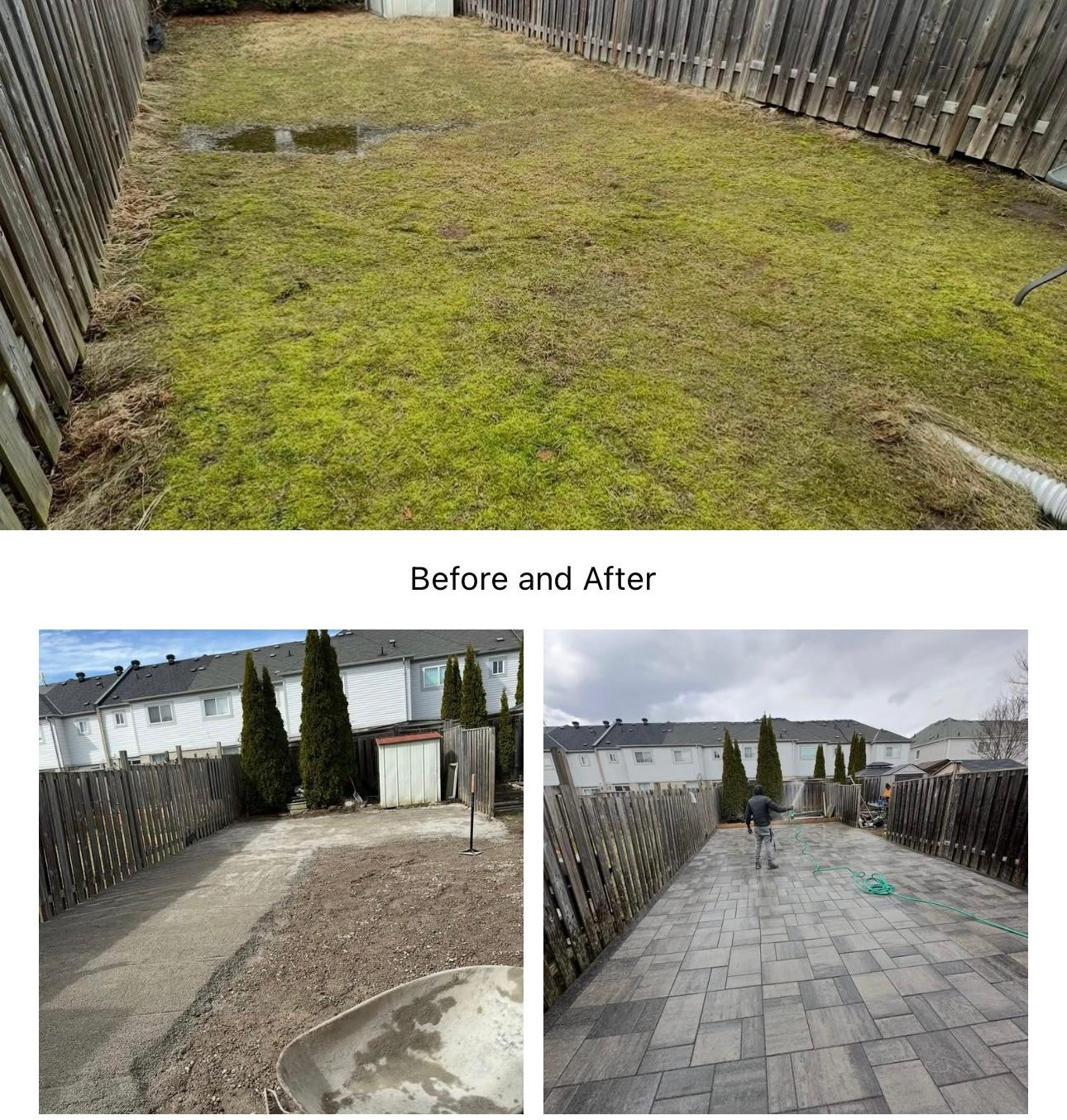 Backyard transformation